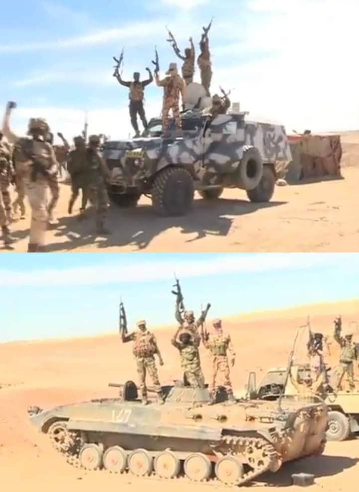 PHOTOS Chadian President Leads Soldiers To Capture Boko Haram’s ‘Arms