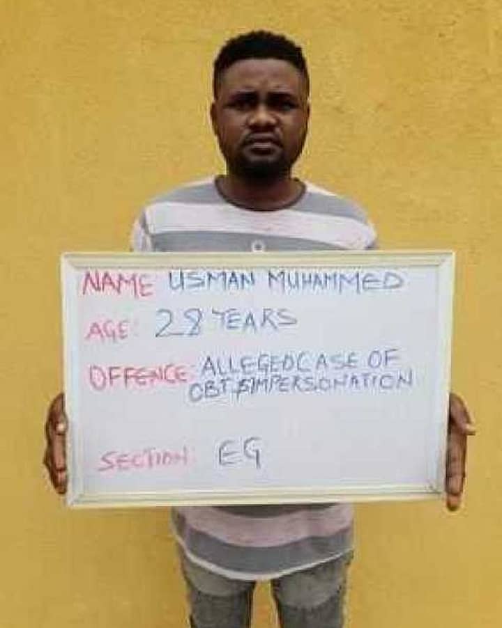Man, Usman Muhammed Sentenced To Jail For Posing As A Lady 